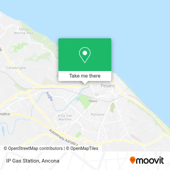 IP Gas Station map