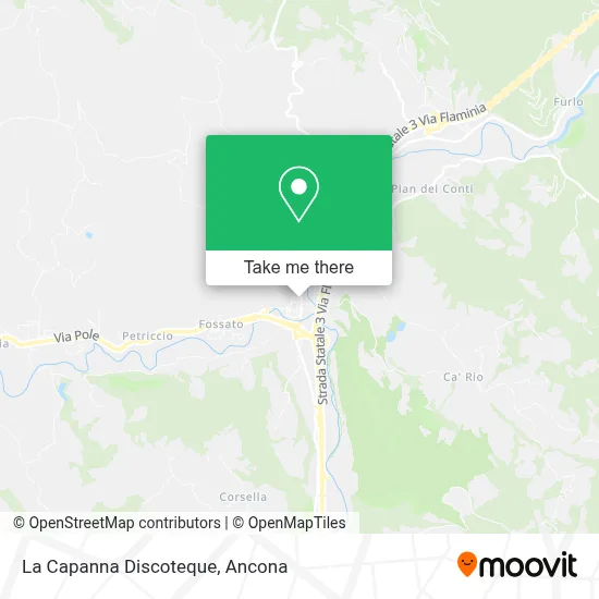 La Capanna Discoteque map