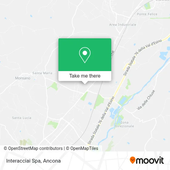 Interacciai Spa map