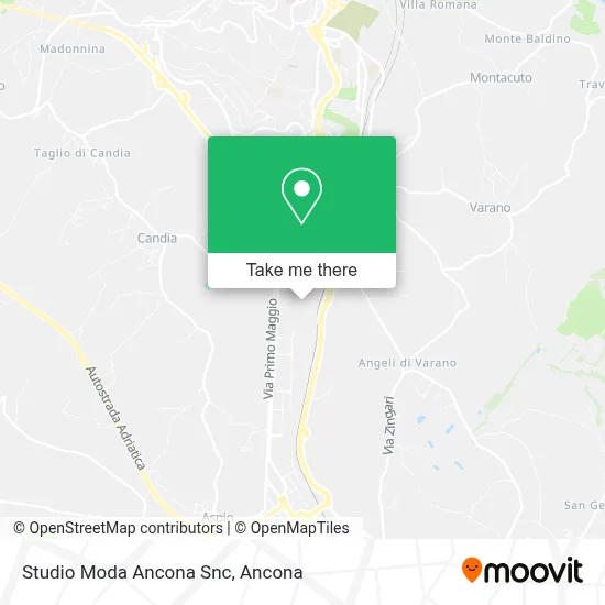 Studio Moda Ancona Snc map