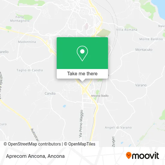Aprecom Ancona map