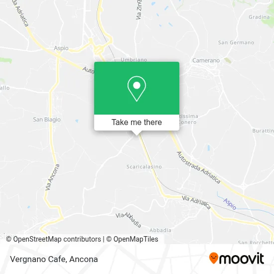 Vergnano Cafe map