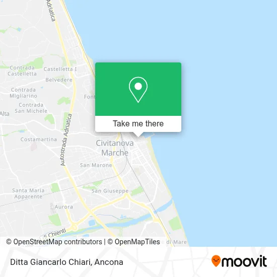 Ditta Giancarlo Chiari map