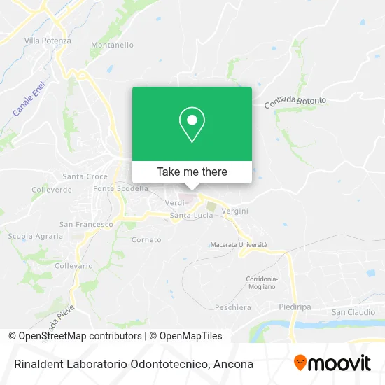 Rinaldent Laboratorio Odontotecnico map