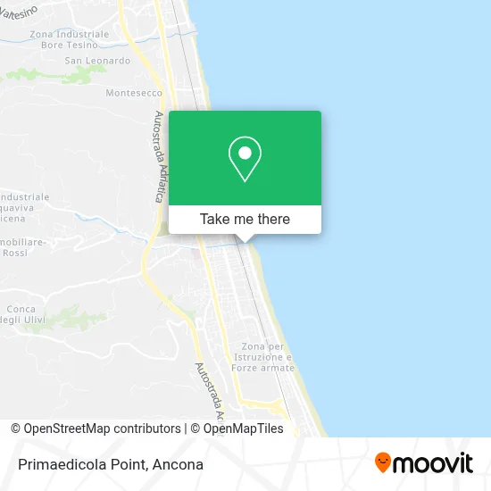 Primaedicola Point map