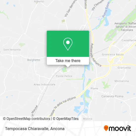 Tempocasa Chiaravalle map
