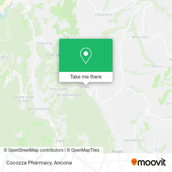 Cocozza Pharmacy map