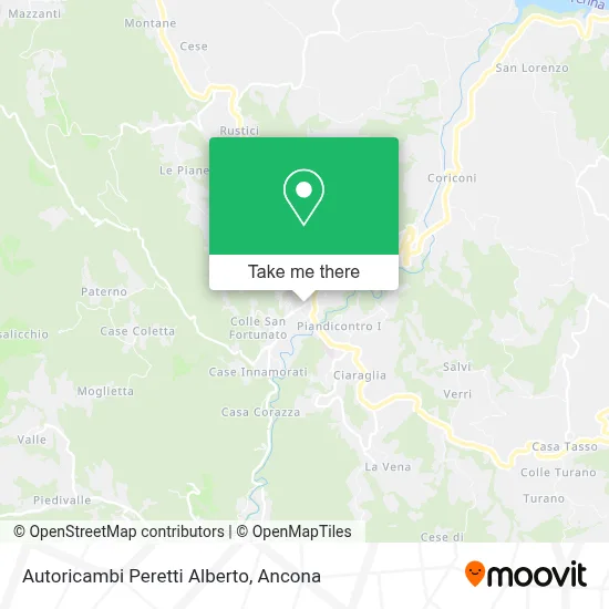 Autoricambi Peretti Alberto map