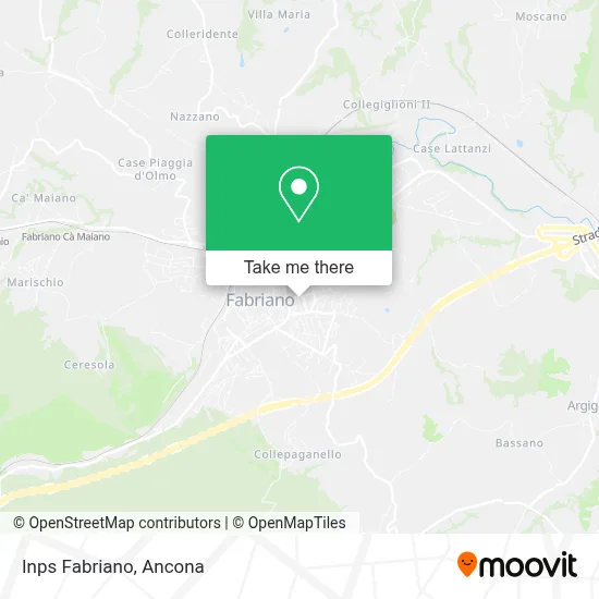 Inps Fabriano map