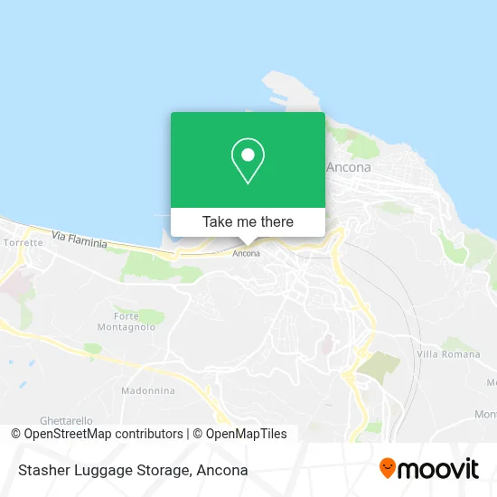 Stasher Luggage Storage map