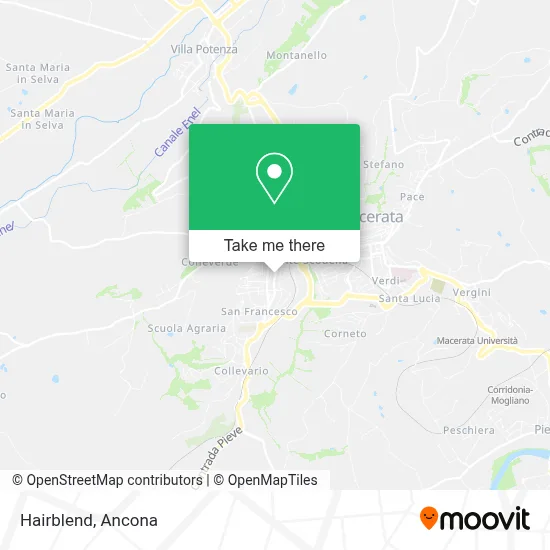 Hairblend map
