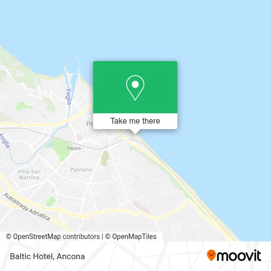 Baltic Hotel map