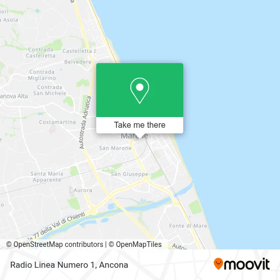Radio Linea Numero 1 map