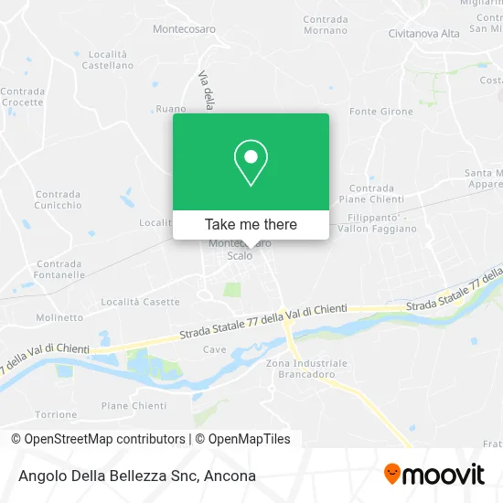 Angolo Della Bellezza Snc map