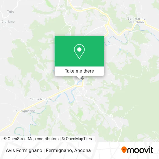 Avis Fermignano | Fermignano map