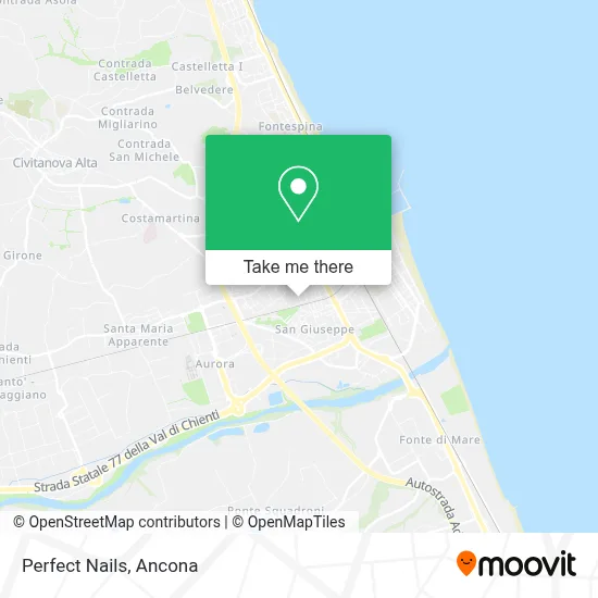 Perfect Nails map