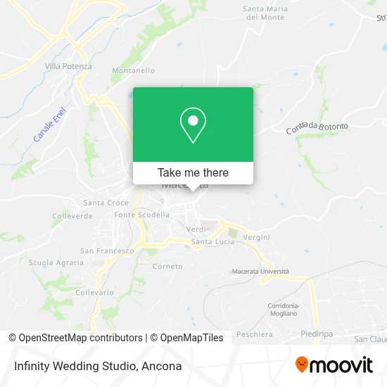 Infinity Wedding Studio map