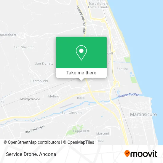 Service Drone map