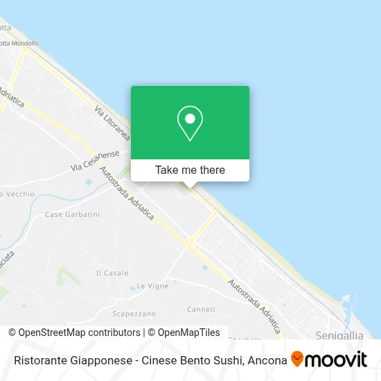 Ristorante Giapponese - Cinese Bento Sushi map