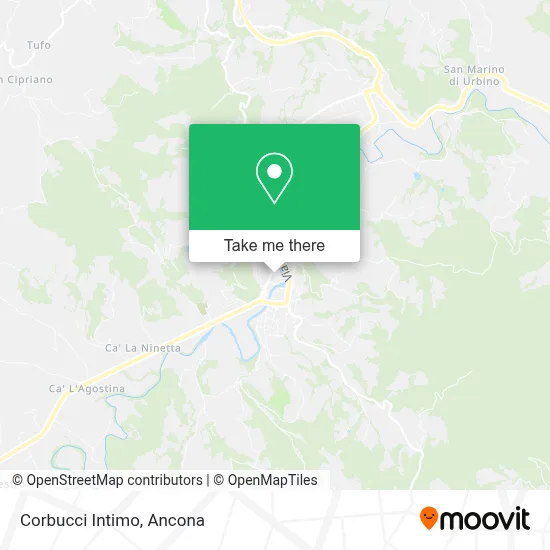 Corbucci Intimo map