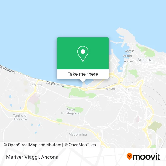 Mariver Viaggi map