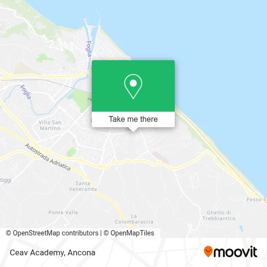 Ceav Academy map