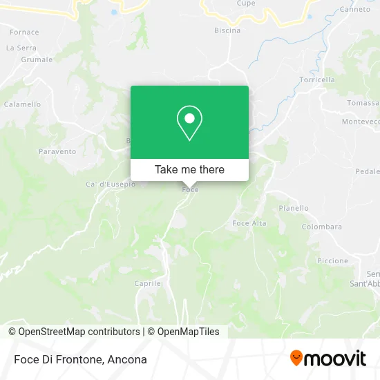 Foce Di Frontone map