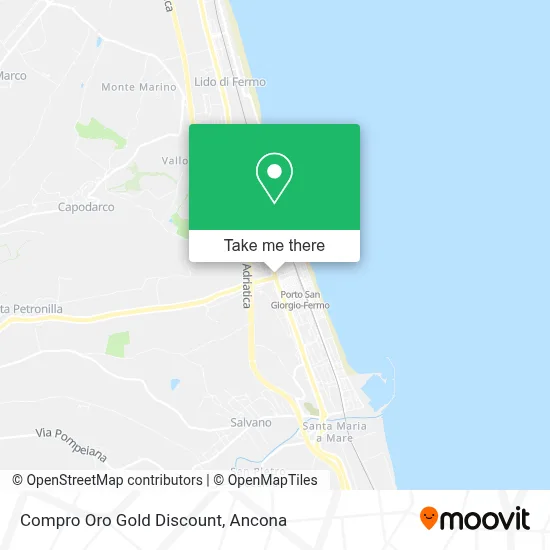 Compro Oro Gold Discount map