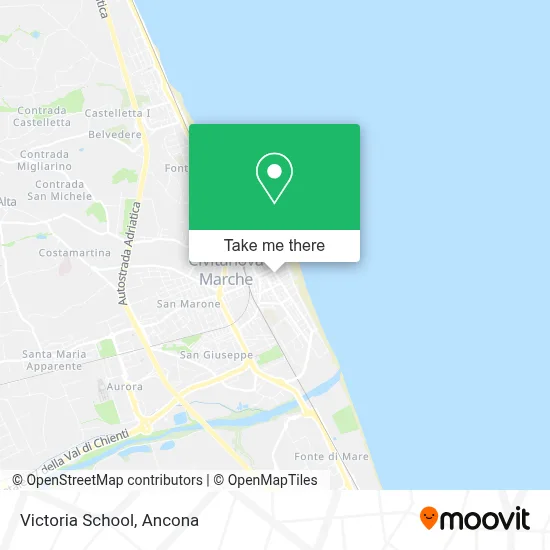 Victoria School map