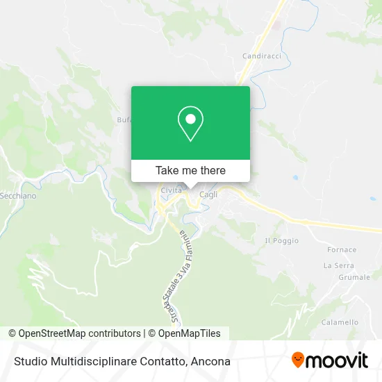 Studio Multidisciplinare Contatto map