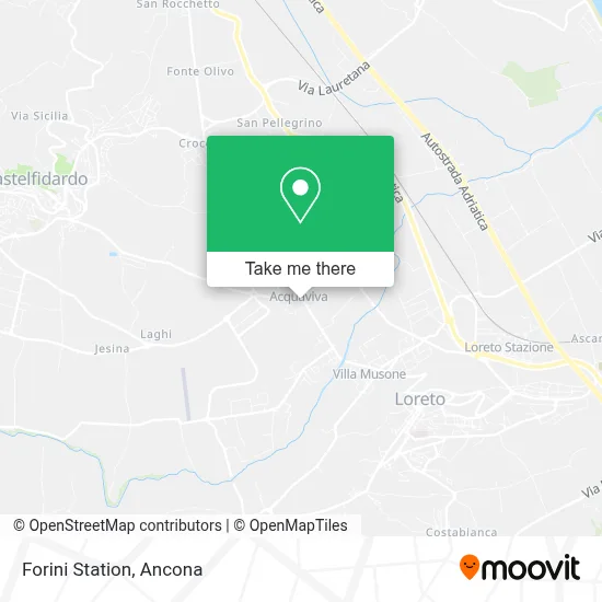 Forini Station map