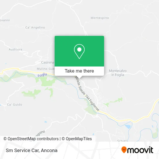 Sm Service Car map