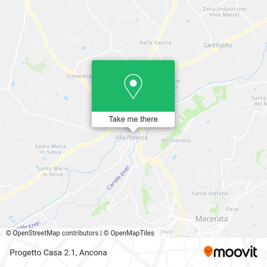 Progetto Casa 2.1 map