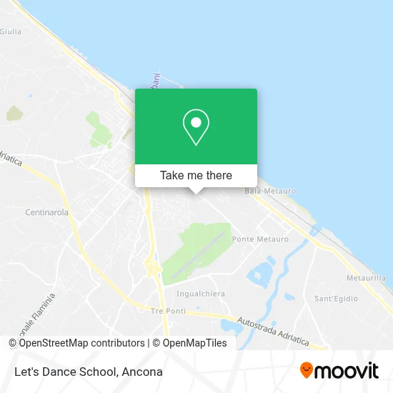 Let's Dance School map