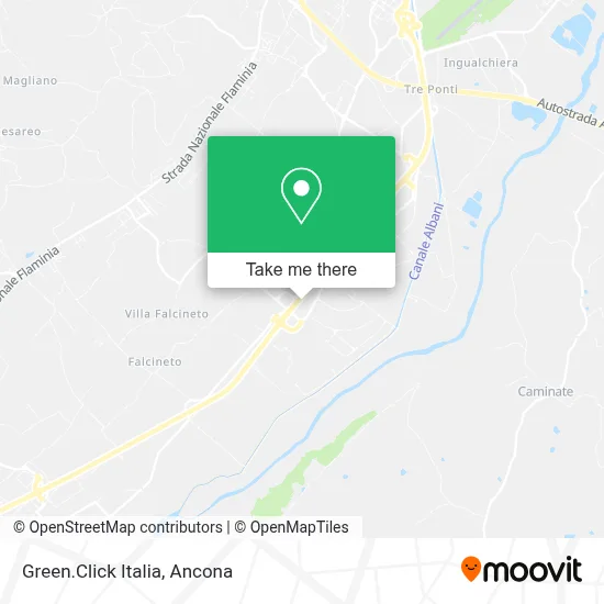 Green.Click Italia map
