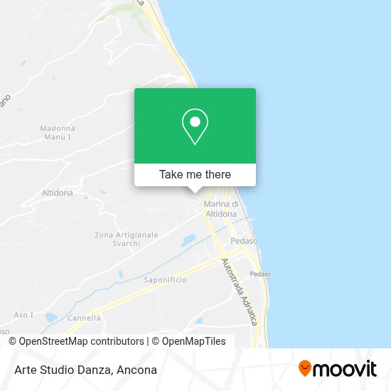 Arte Studio Danza map