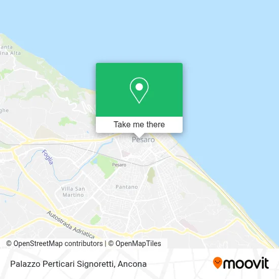 Palazzo Perticari Signoretti map
