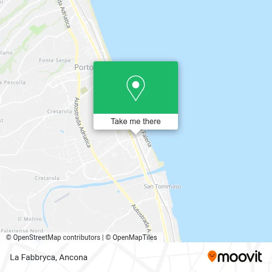 La Fabbryca map