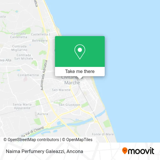 Naima Perfumery Galeazzi map