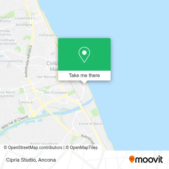 Cipria Studio map