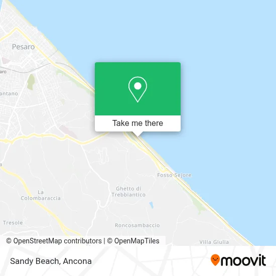 Sandy Beach map