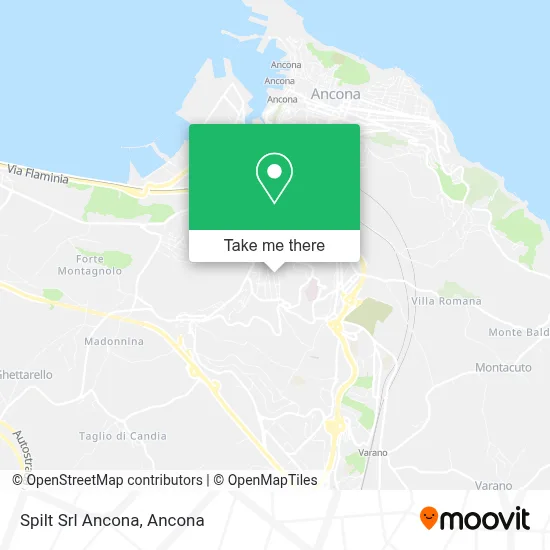 Spilt Srl Ancona map