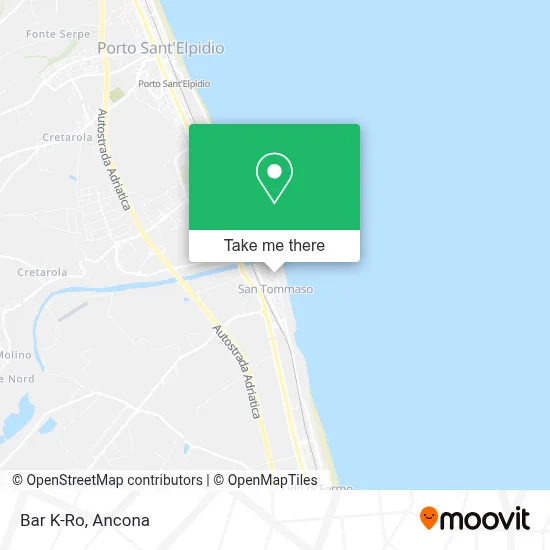 Bar K-Ro map