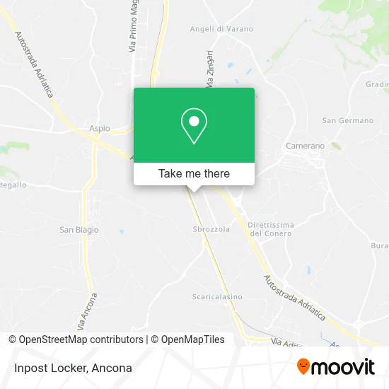 Inpost Locker map