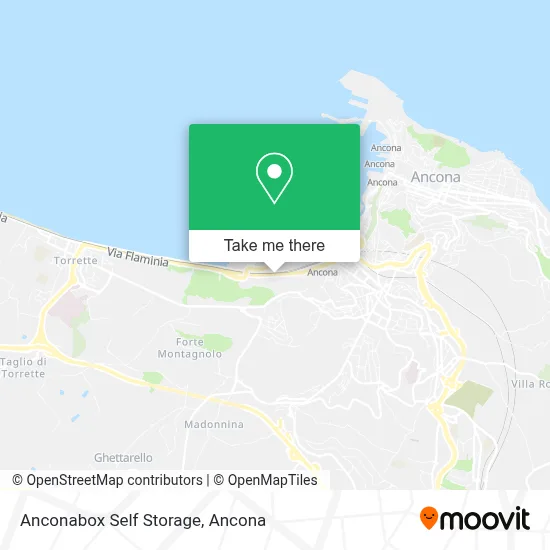 Anconabox Self Storage map