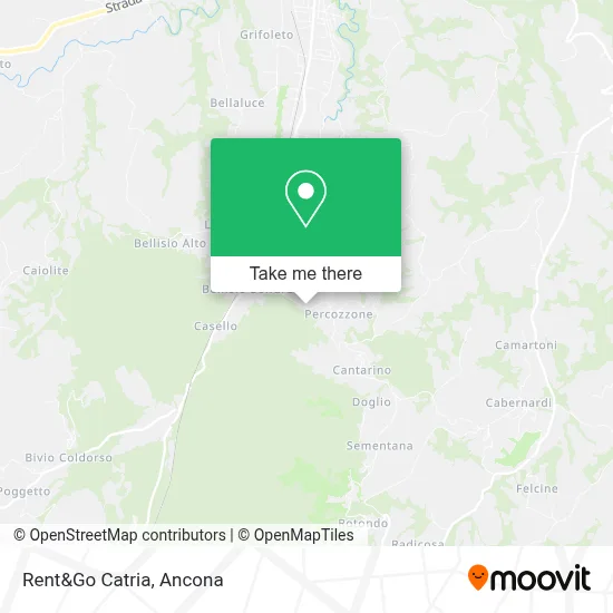 Rent&Go Catria map