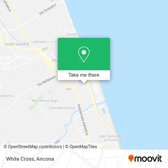 White Cross map