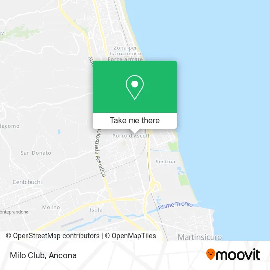 Milo Club map