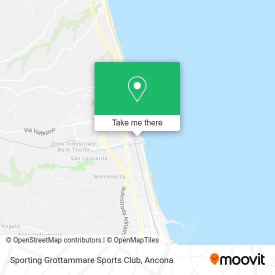 Sporting Grottammare Sports Club map