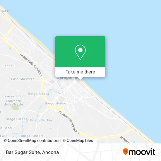 Bar Sugar Suite map